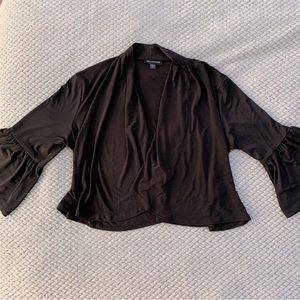 Nina Leonard Flared Cardigan